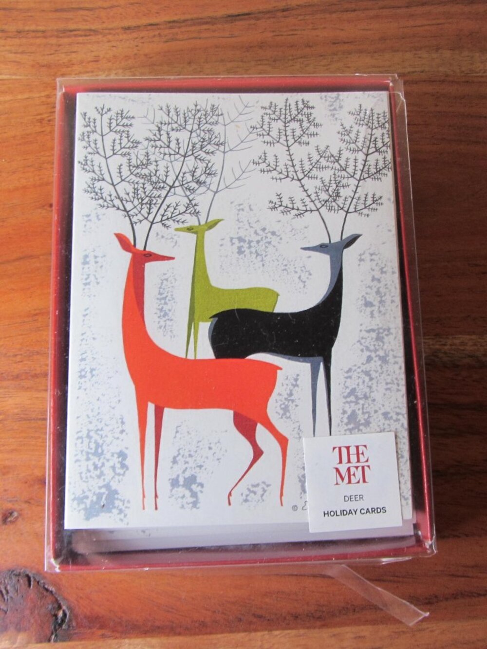 box of Christmas cards the metropolitan museum of art new york deer (W6543)